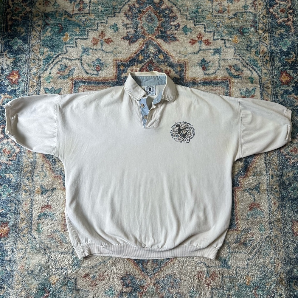 Vintage Penticton Ironman Triathlon Henley Shirt Large